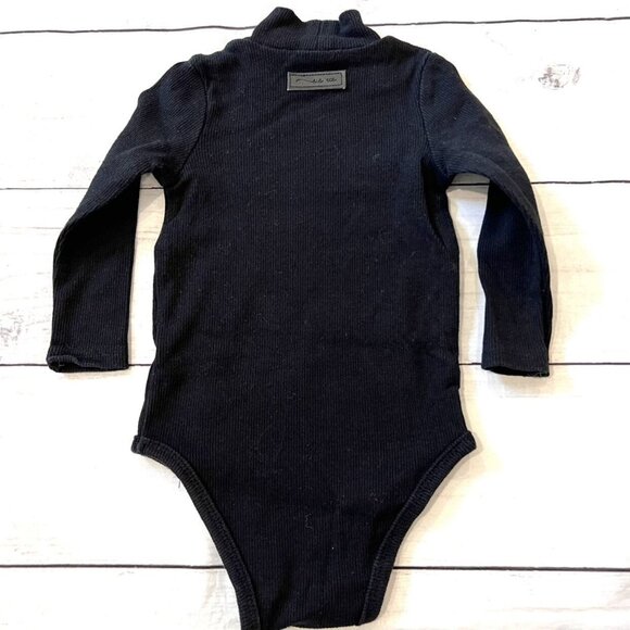 Lil Legs Bundle Of 2 Ribbed Mockneck Onesies - Picture 11 of 12